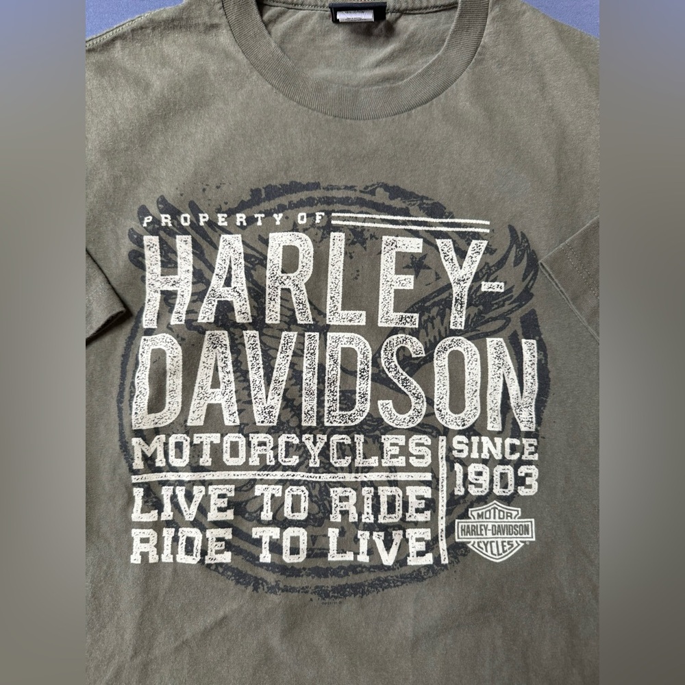 Harley Davidson Live To Ride Ride To Live Fox River S… - Gem